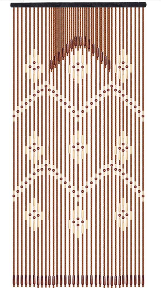 Eapmic 32 Line Bamboo Wood Beaded Curtain