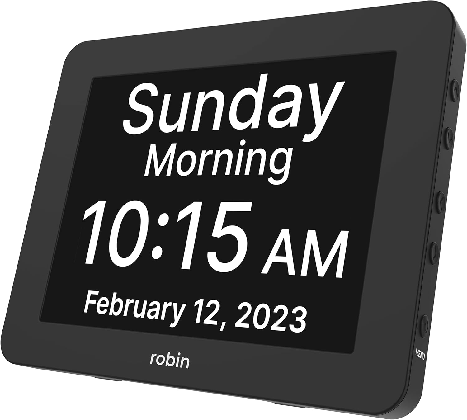 Robin Day Clock with Custom Alarms and Calendar Reminders