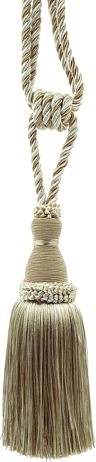 Noblesse Collection Tassel Tieback 8 Tassel with 30 Spread Set of 2