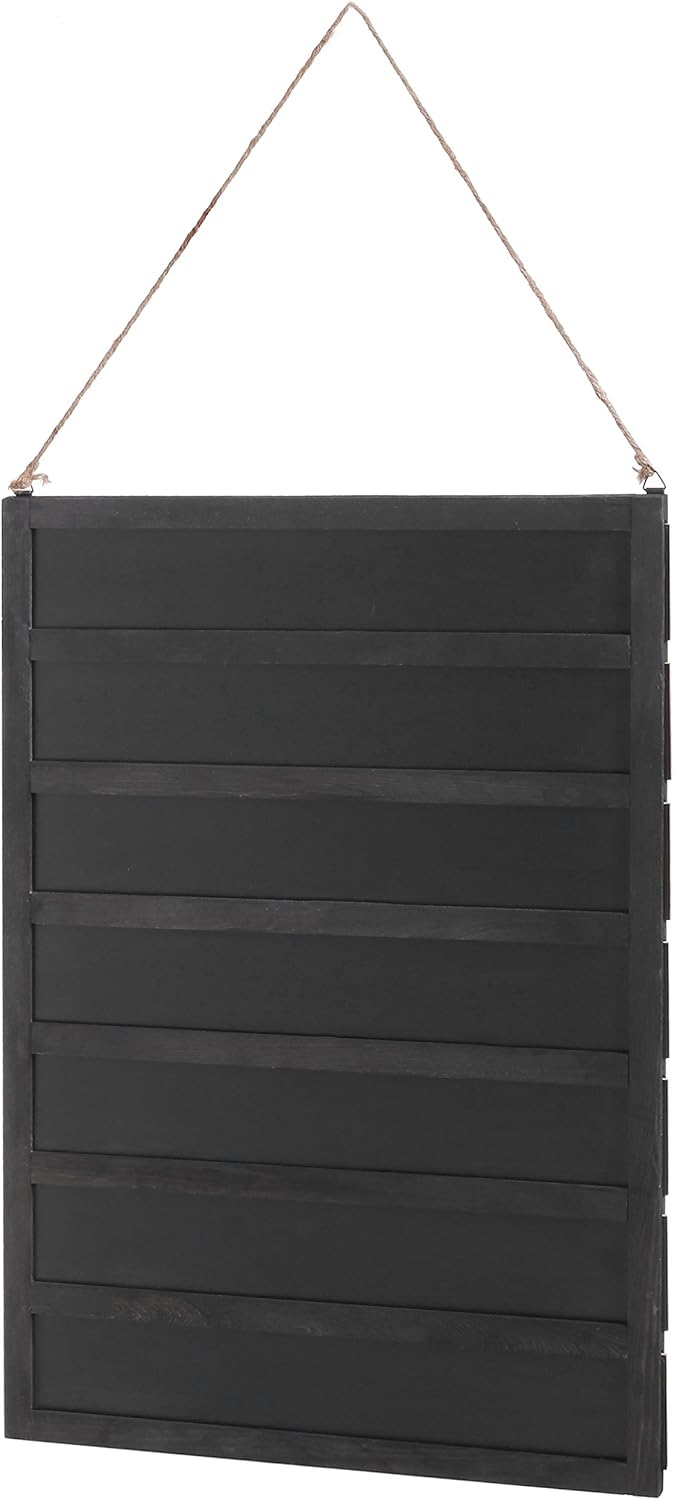 24 Inch Wall Mounted Chalkboard Sign with 7 Removable Panels