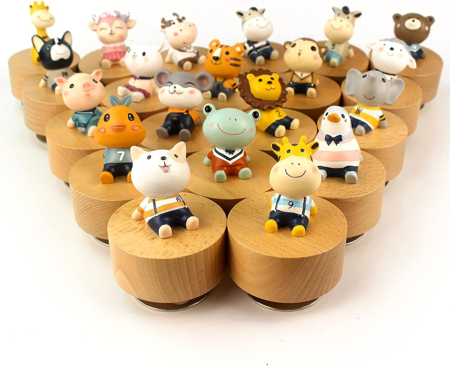 SOFTALK Penguin Wooden Musical Box - You Are My Sunshine