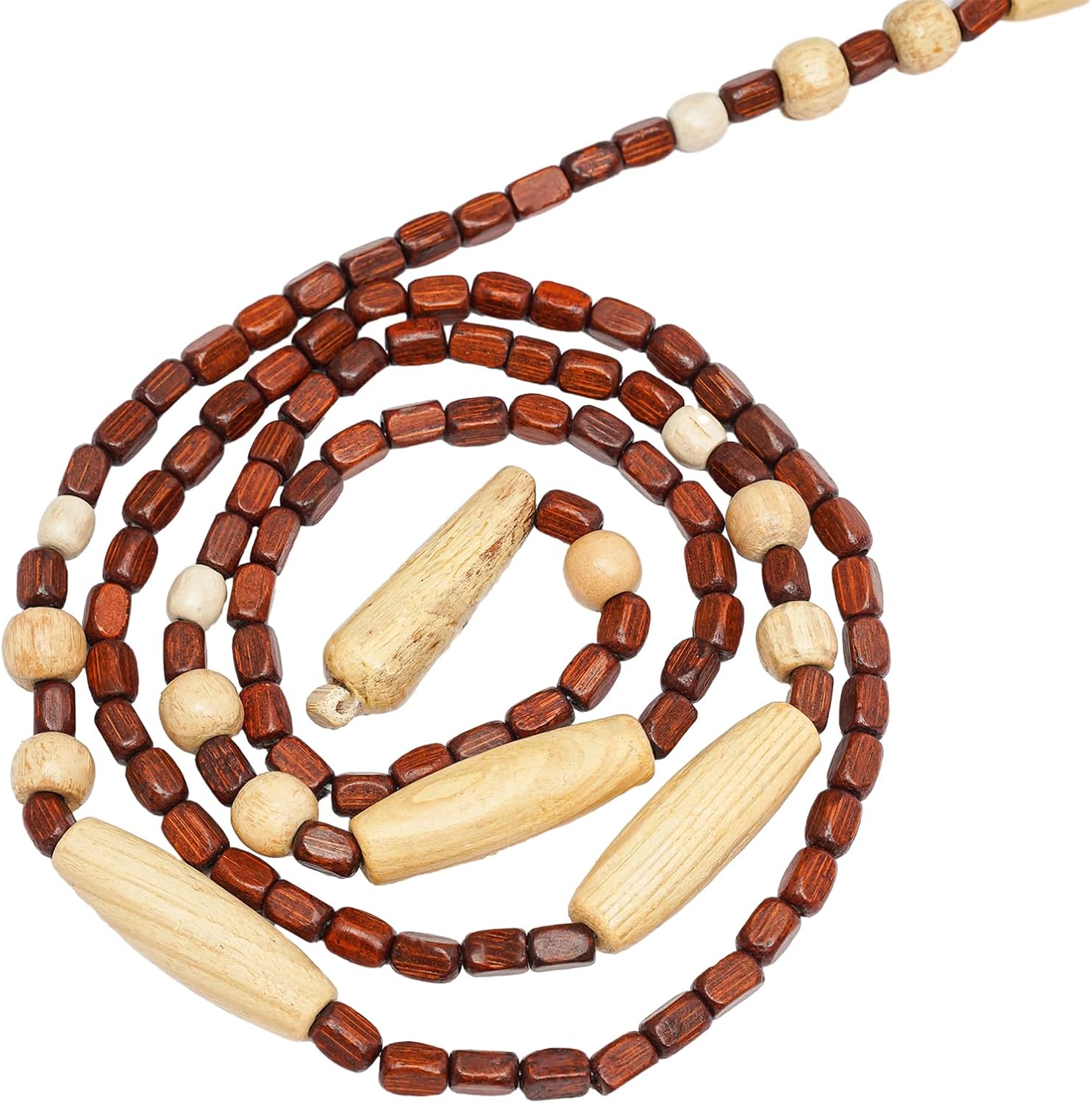Boho Bamboo Bead Curtain with 31 Lines