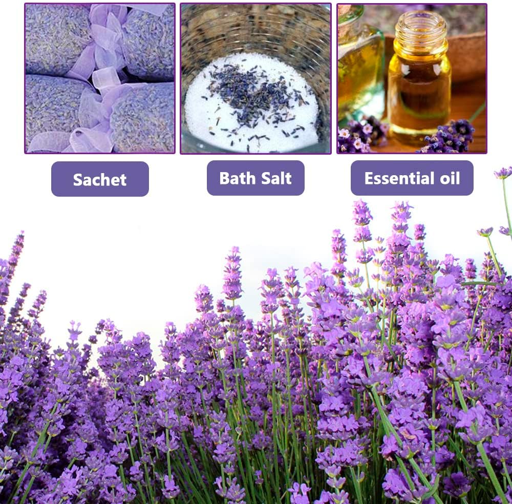 Jitejoe Dried Lavender Buds for Sachets and Candles 1 Pound Pack