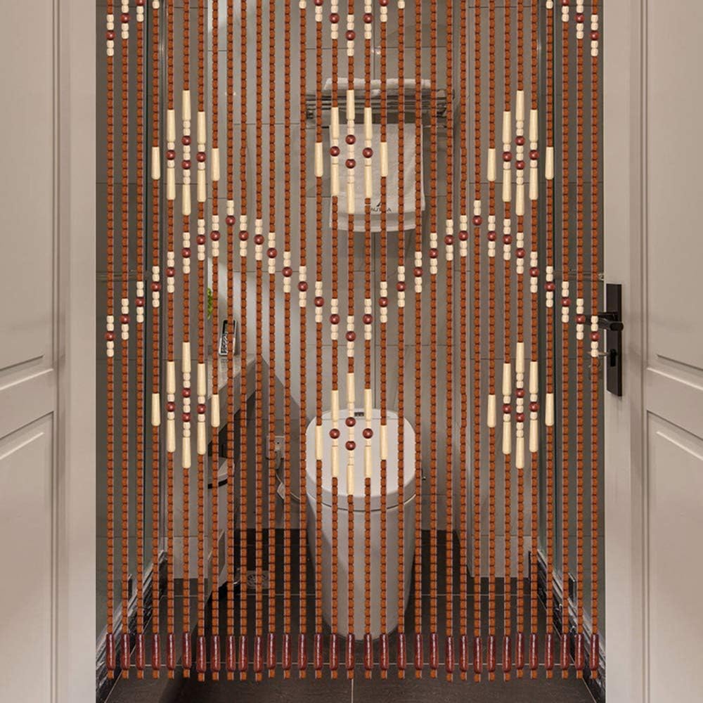 32 Lines Wooden Bead Curtain for Home Decor