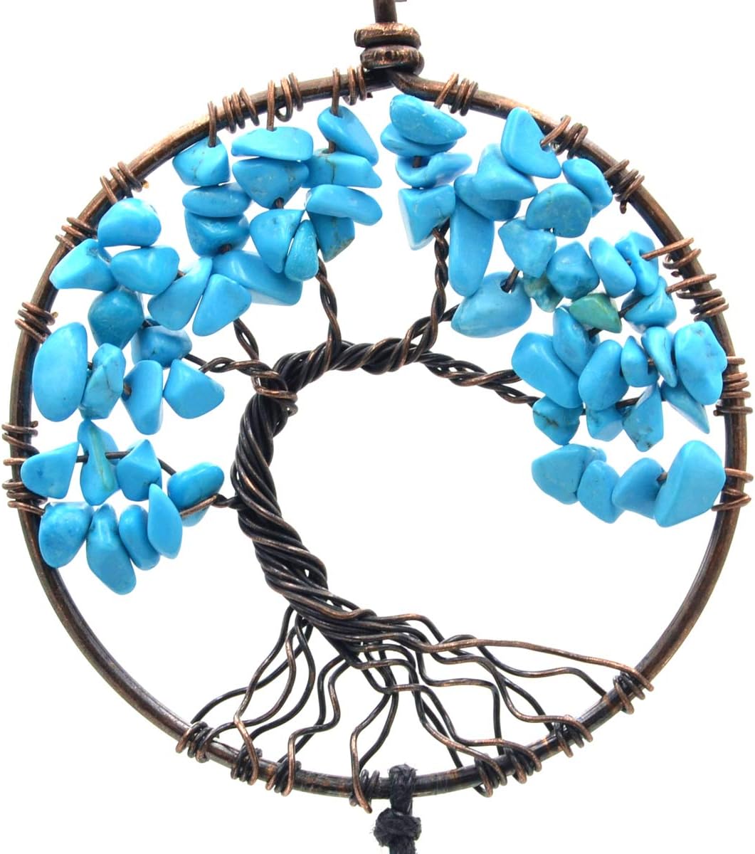 Urdeoms Blue Tree of Life Dream Catcher Wall Decor