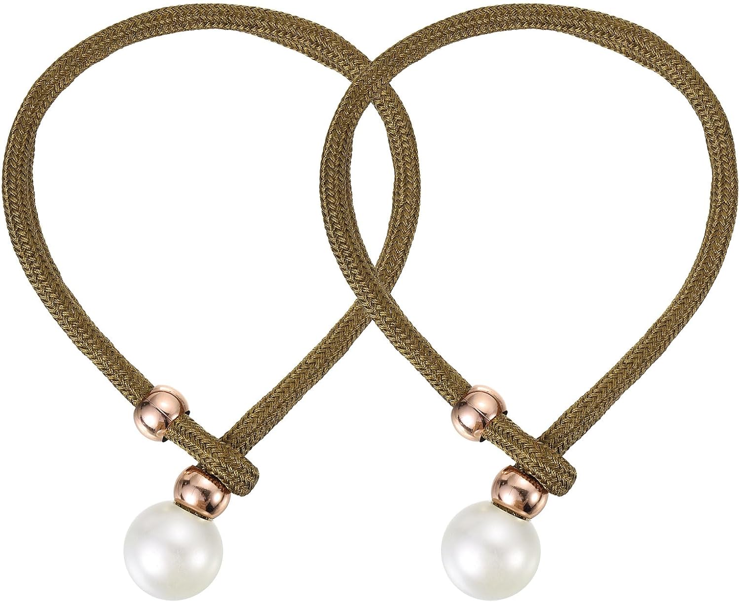 Uxcell Curtain Tieback 2 Pack Coffee Polyester Holdback