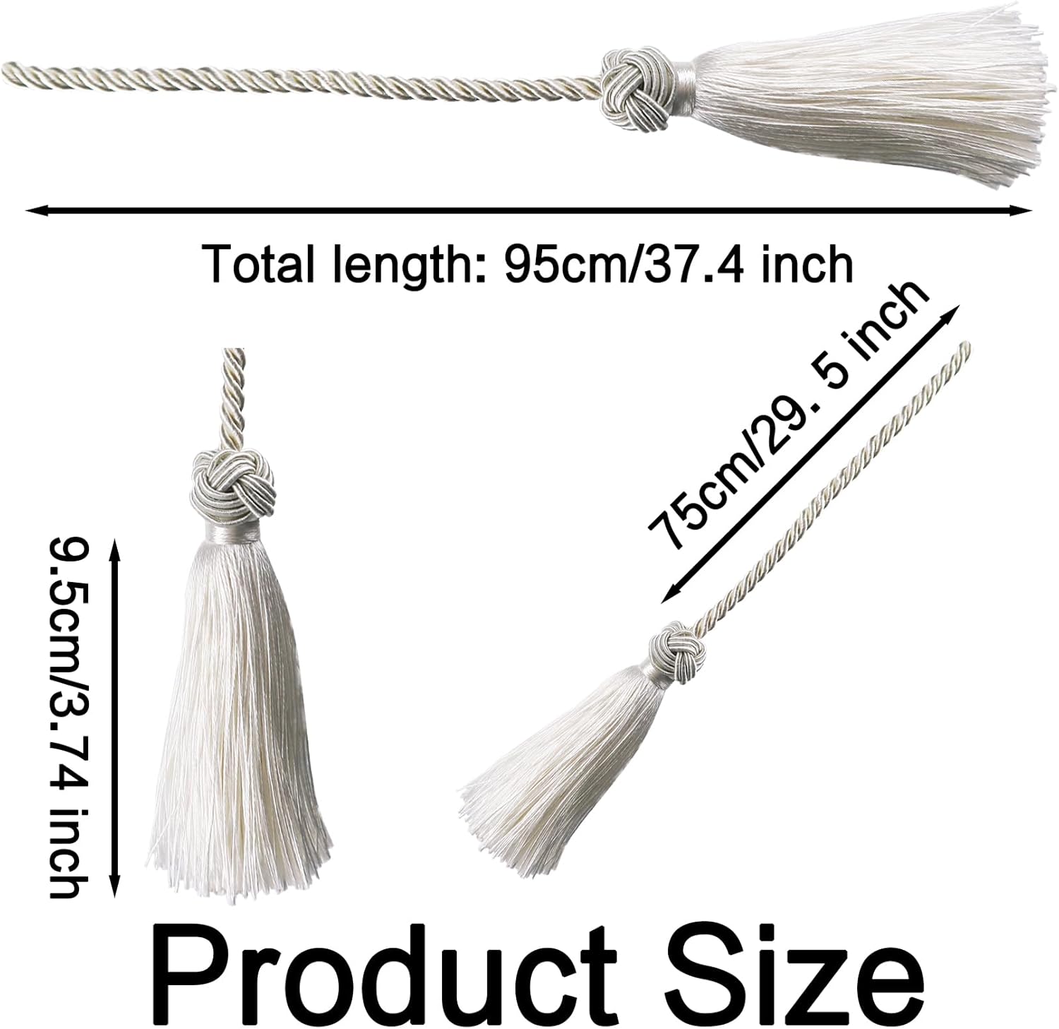 pson A Pair Double Tassel Curtain Holdbacks