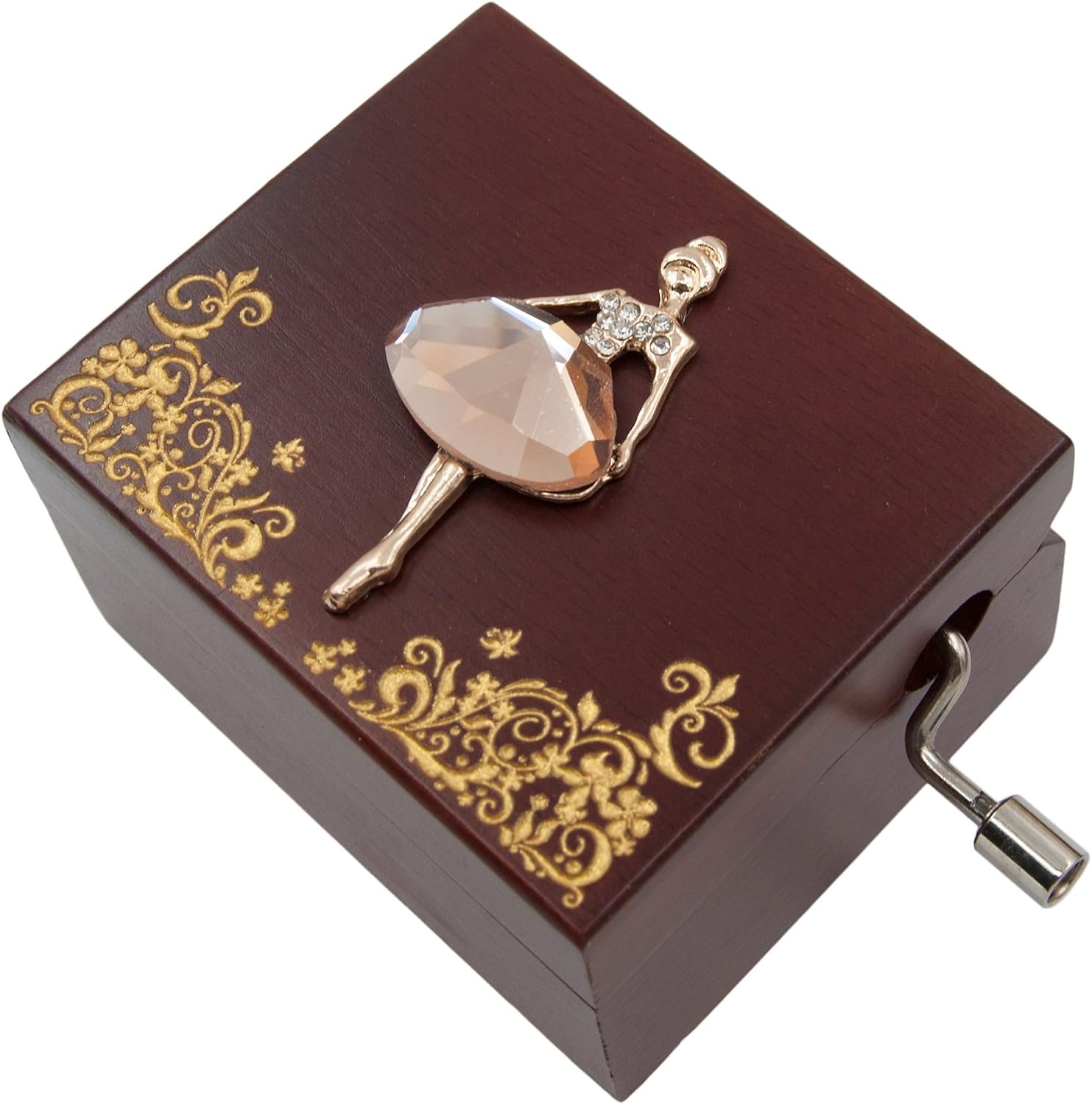 Mini Handcrank Music Box Tune of Fur Elise Ballerine
