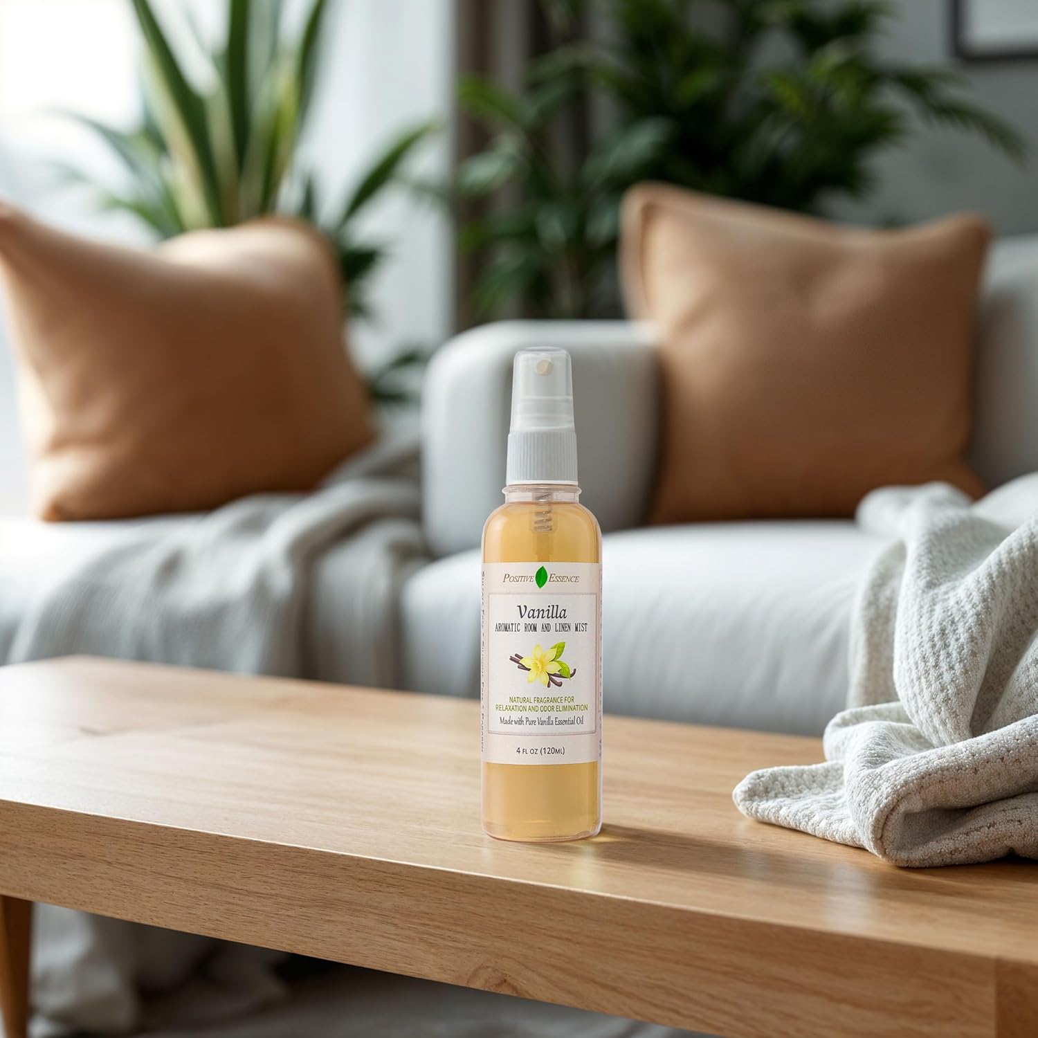 Vanilla Linen Spray Room Fragrance Natural Home Aromatherapy