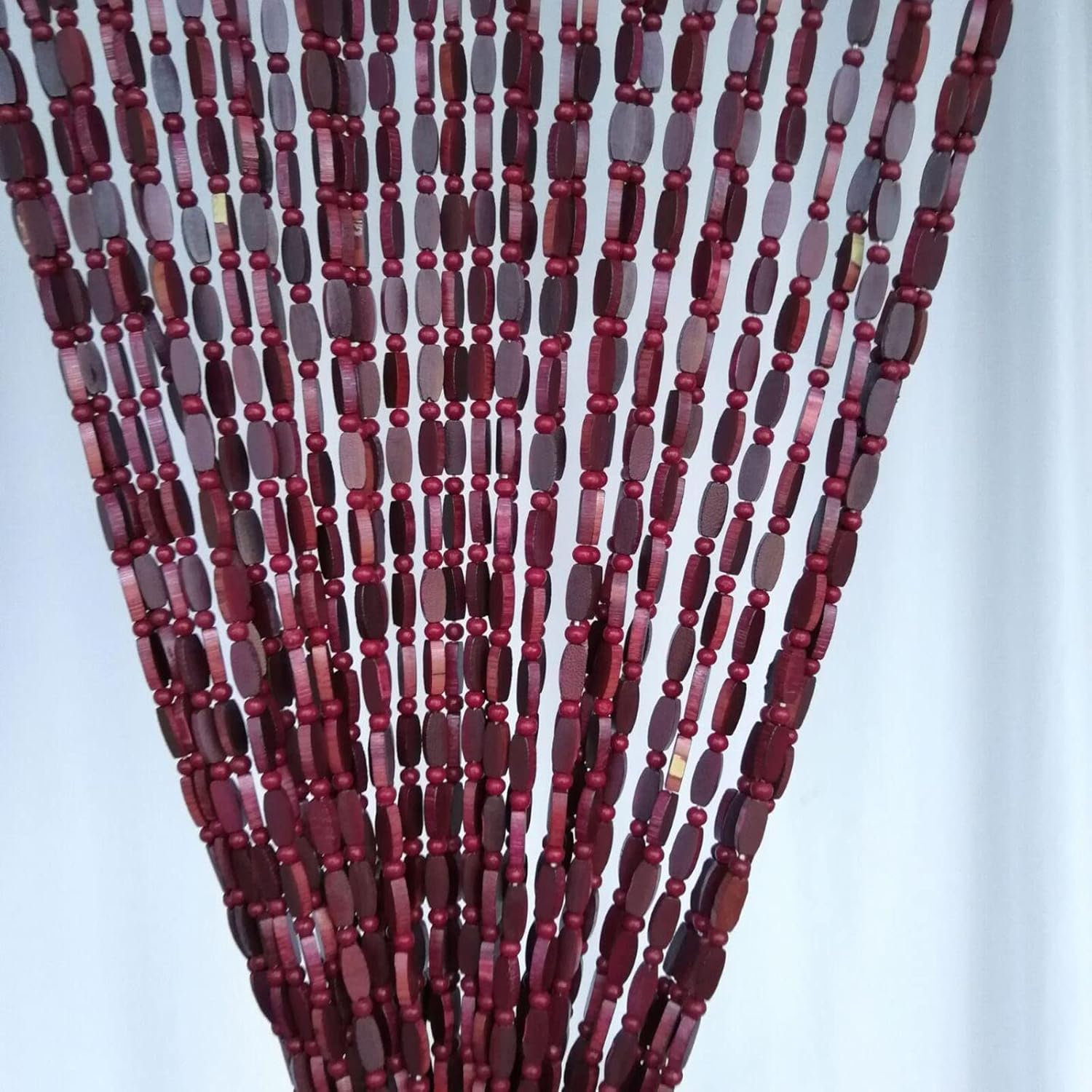 Bamboo Beaded Curtain for Doorways Handmade Custom Design