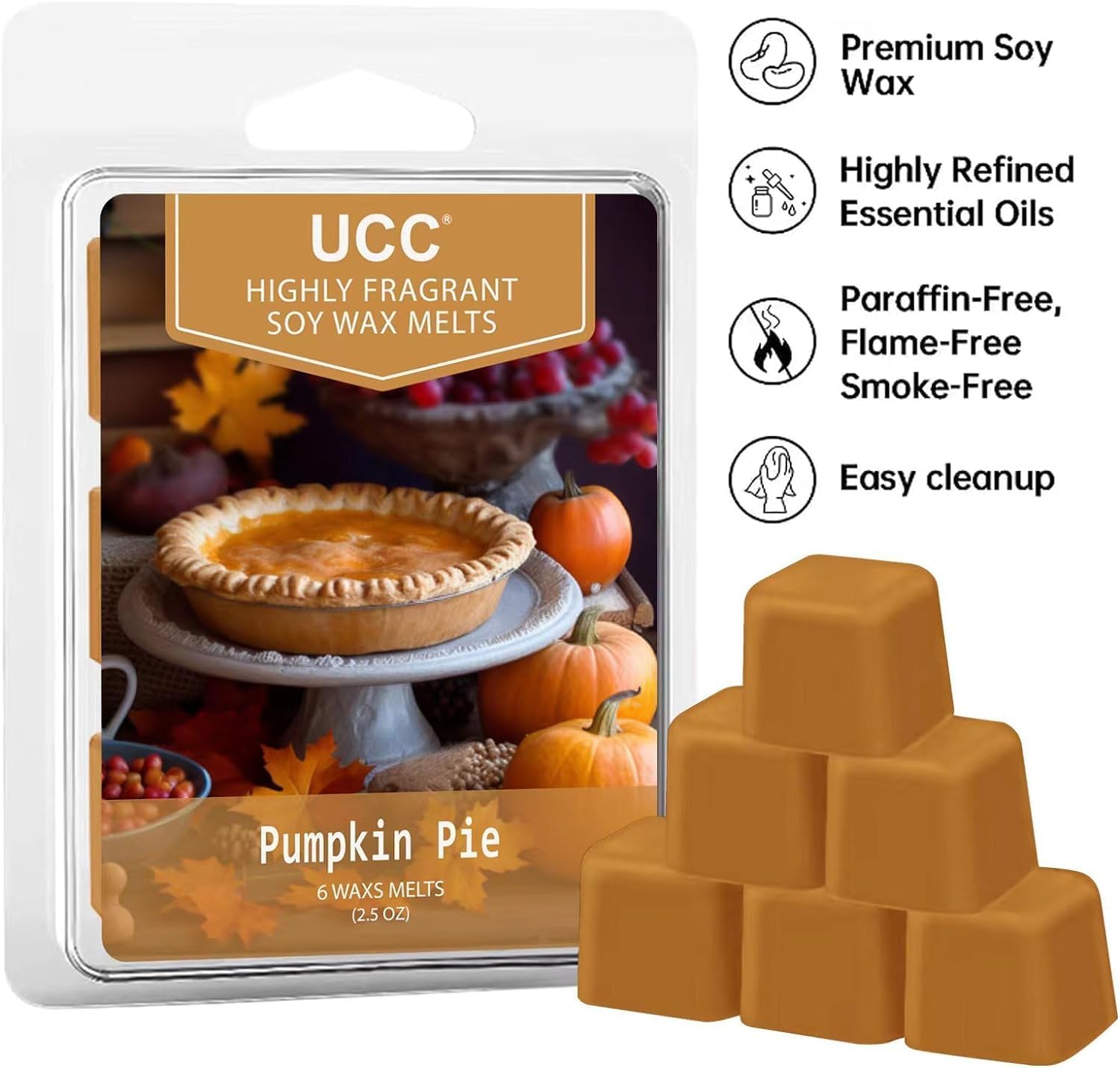UCC Premium Fall Scented Wax Melts 4 Pack