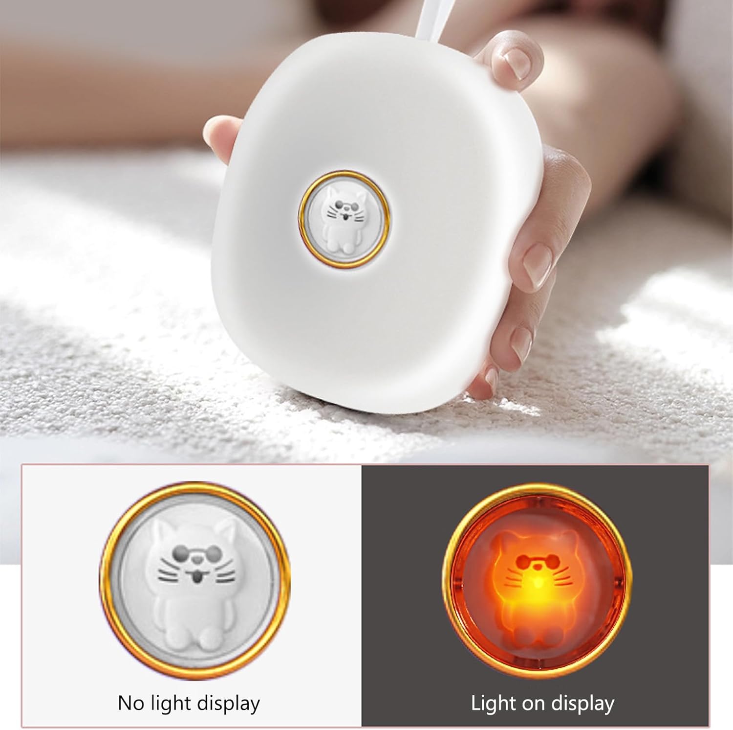Vibrating Alarm Clock Under Pillow with Dual Alarms and 3 Levels