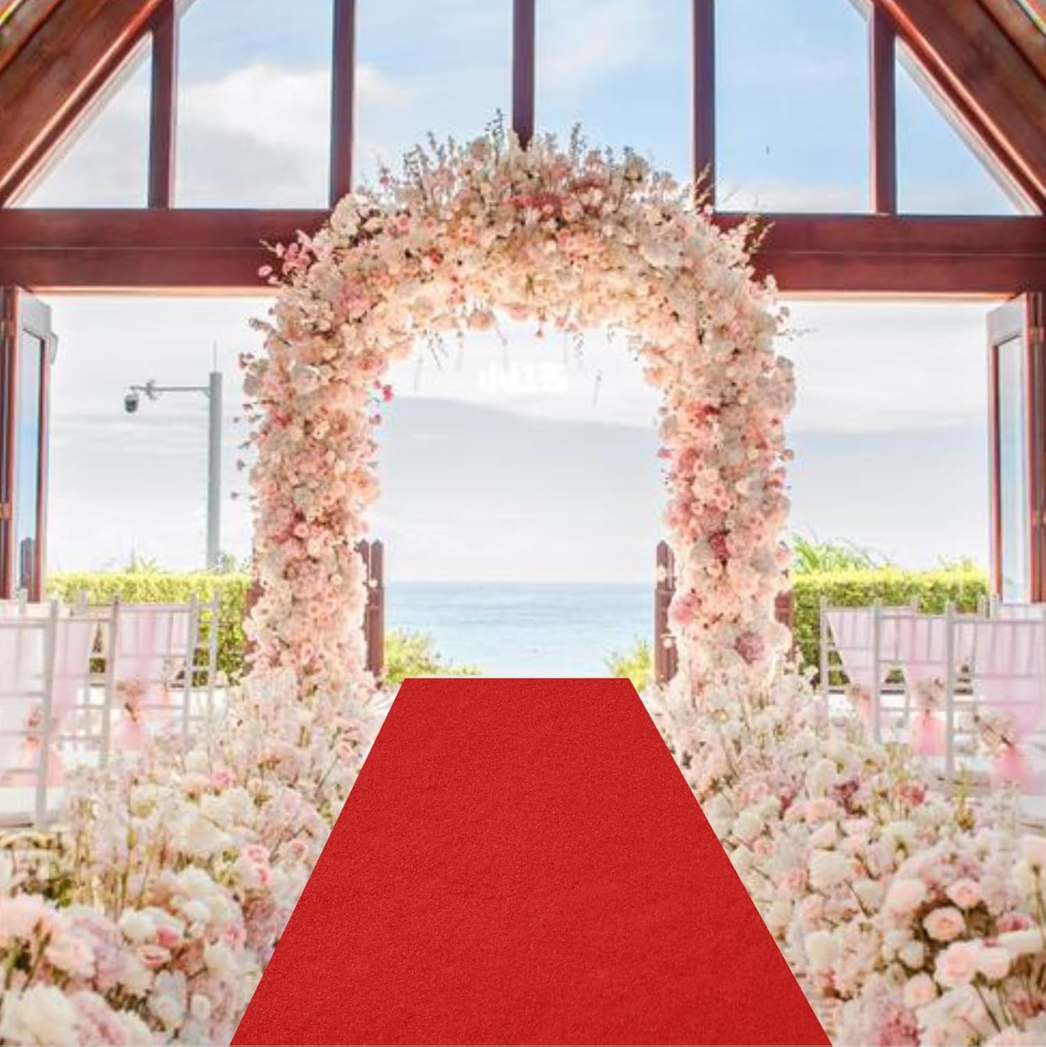 33ft x 30ft Red Carpet Runner for Party and Wedding