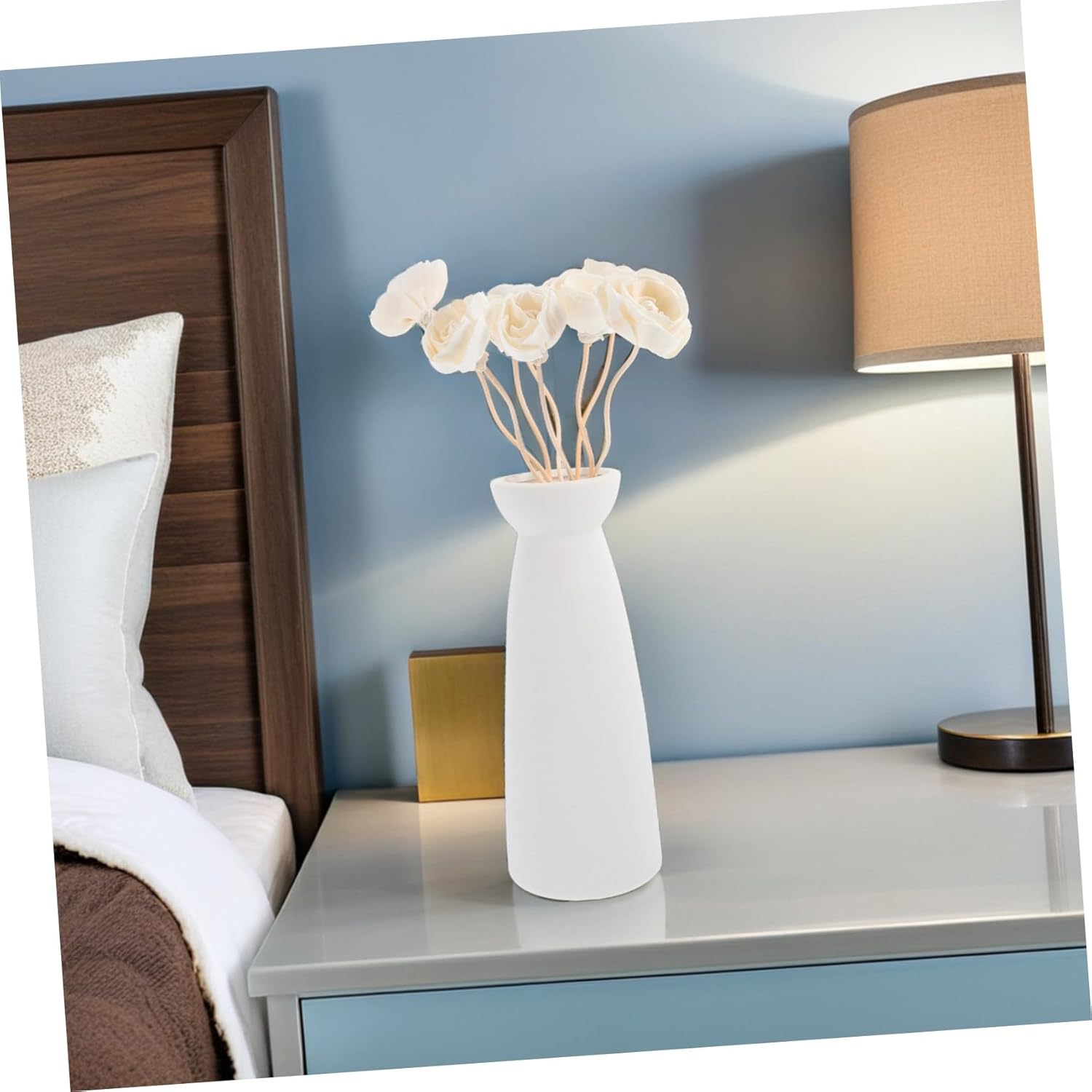 StobaZA Aroma Diffuser Sticks 8pcs Natural Rattan with Flower Design