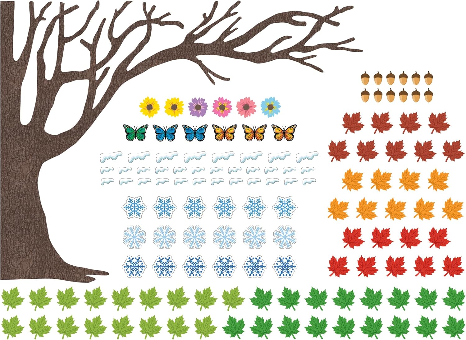 Teacher Created Resources Seasonal Tree Bulletin Board TCR9188