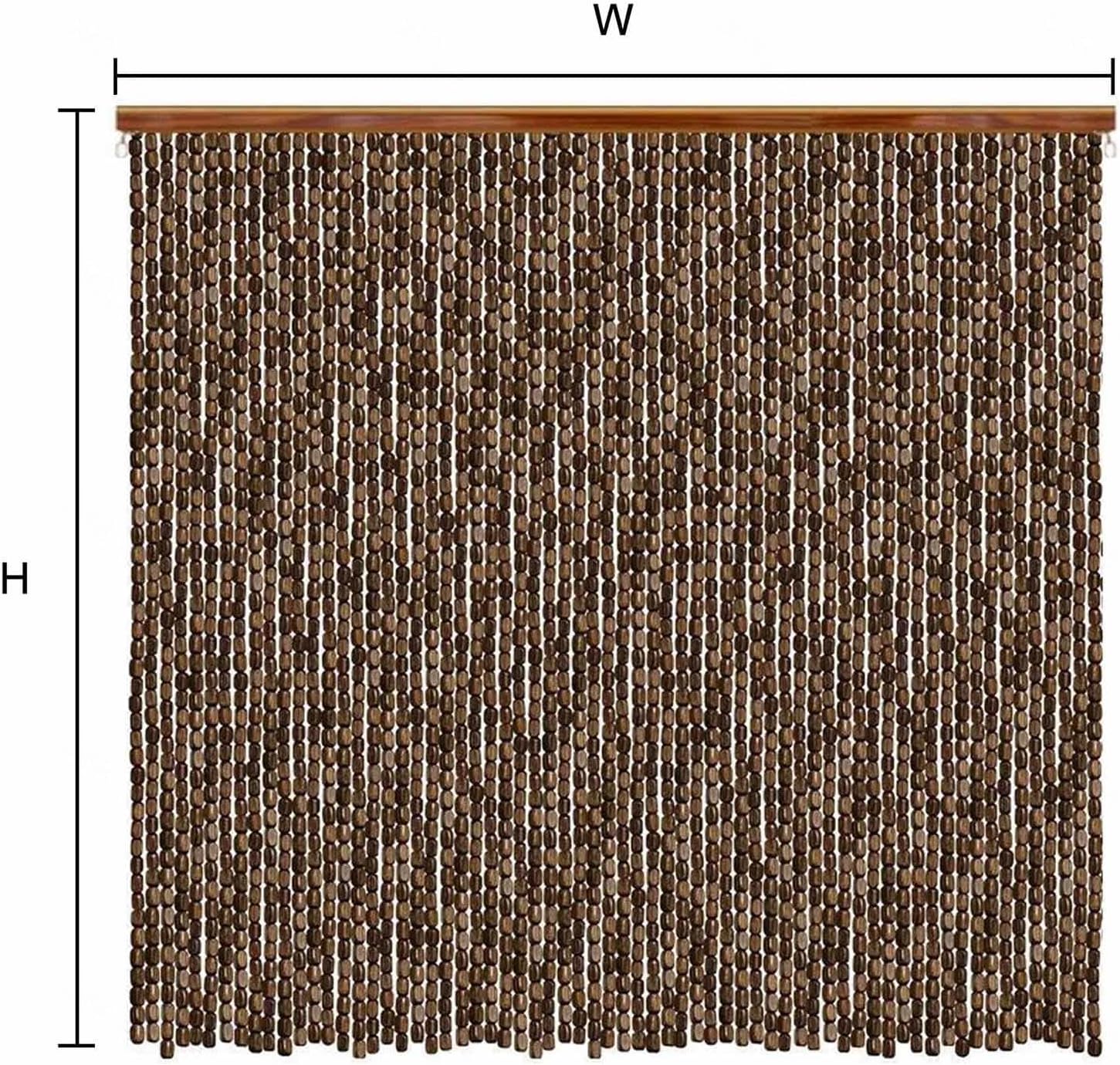 Jolan Bamboo Beaded Curtain for Door and Window
