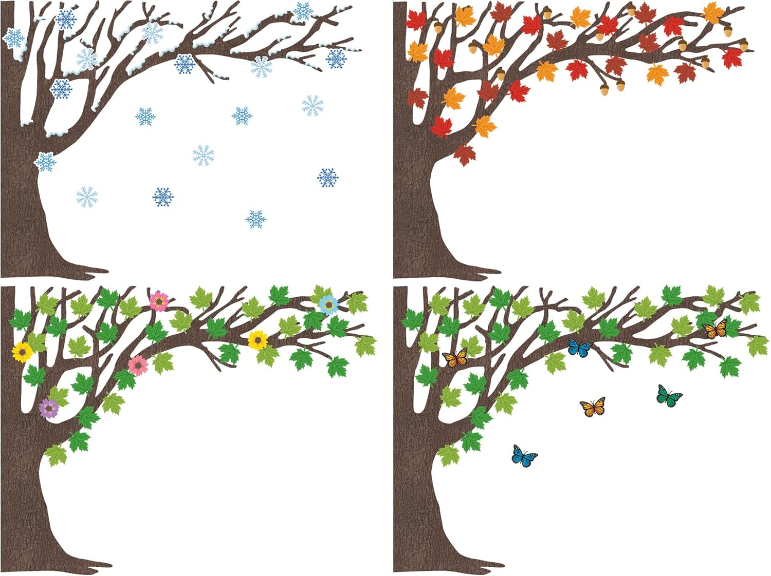Teacher Created Resources Seasonal Tree Bulletin Board TCR9188