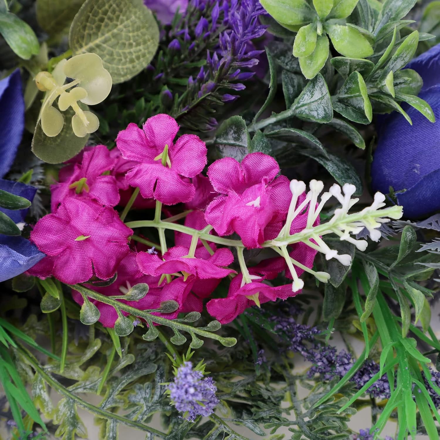 BEIJIALY Spring Wreath for Front Door Decor