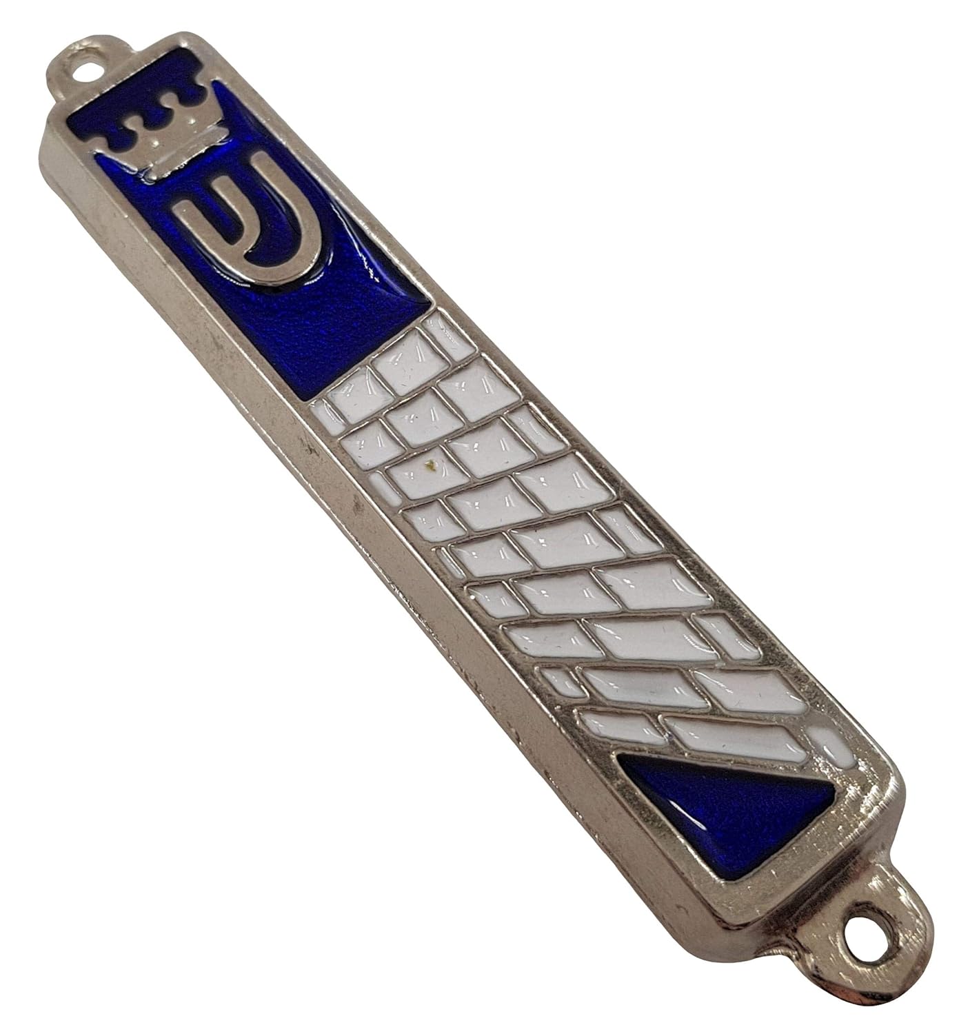Set of 3 Jerusalem Mezuzah Cases with Scroll Star of David Design