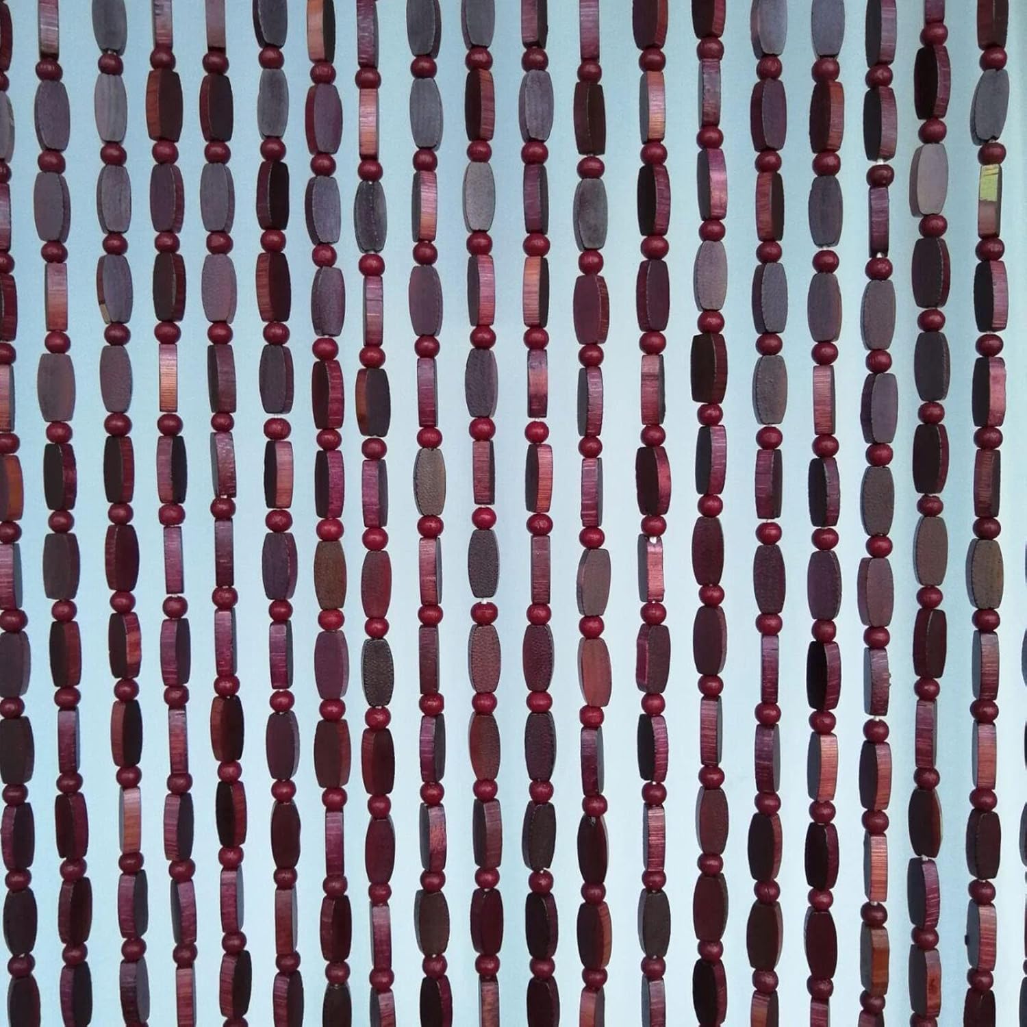 Bamboo Beaded Curtain for Doorways Handmade Custom Design