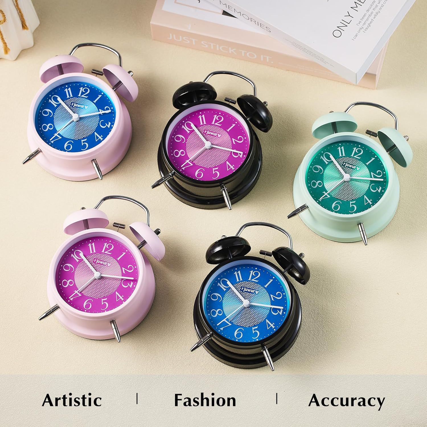 4 Inch Loud Alarm Twin Bell Clock with Night Light