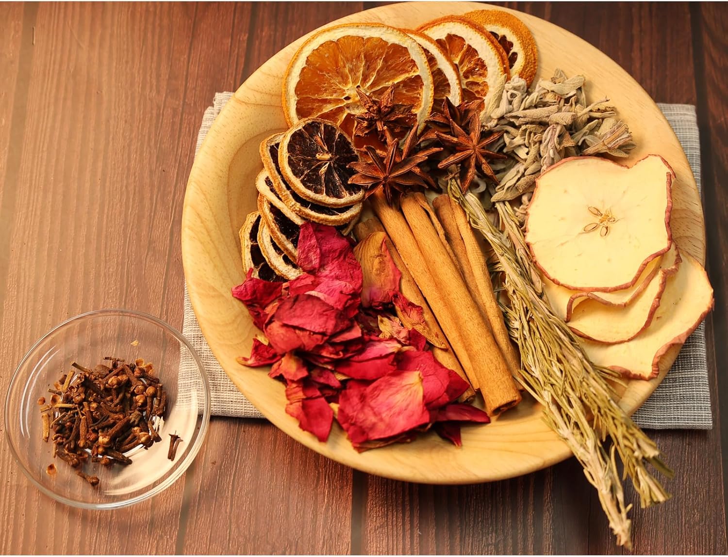 Cinnamon Cloves Rosemary Potpourri Simmer Pot Set