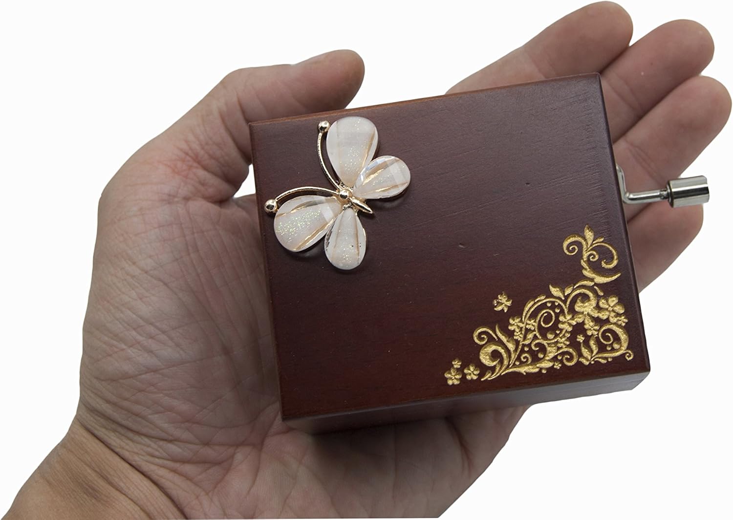Mini Handcrank Music Box Tune of Fur Elise Ballerine