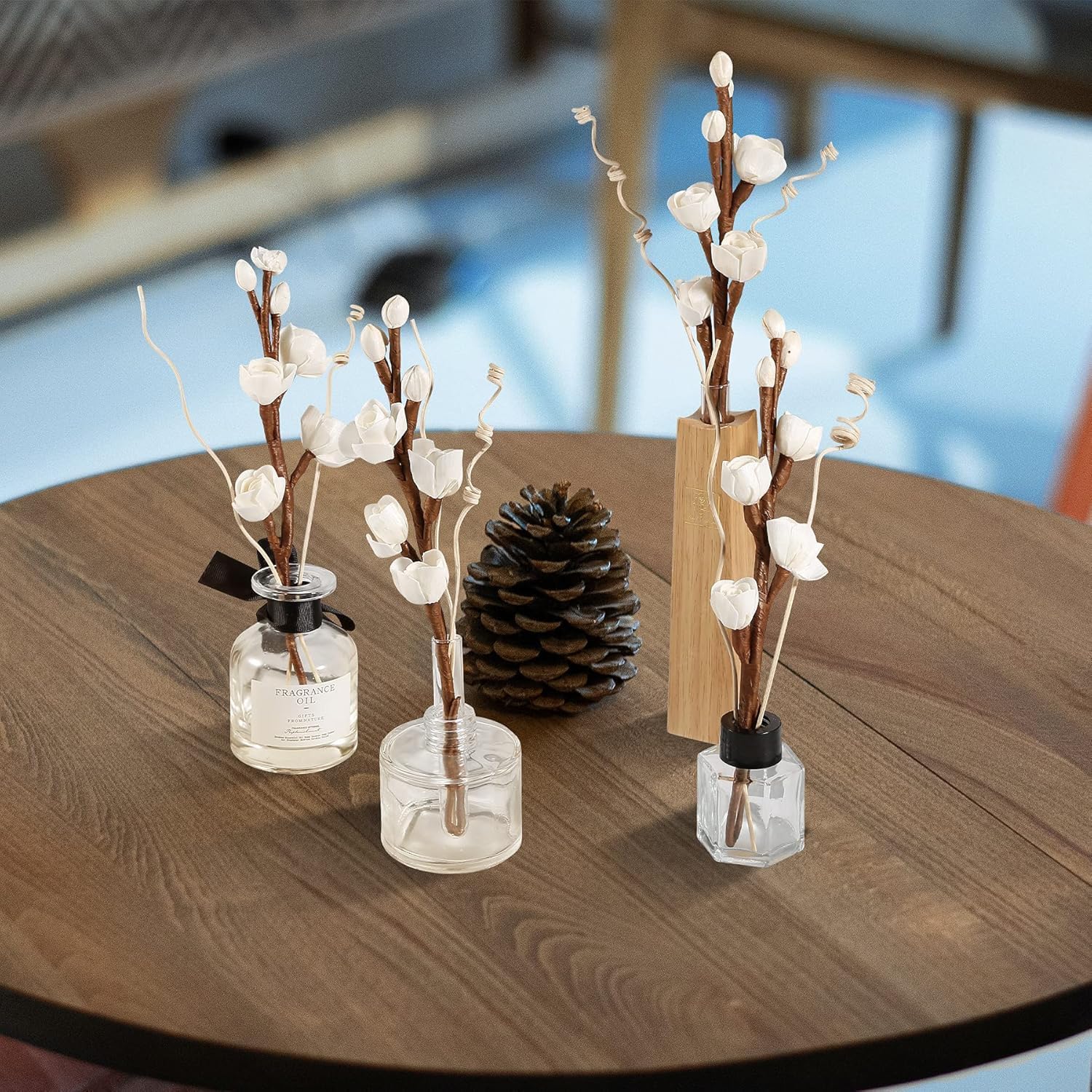 Project Wine Reed Diffuser Sticks with Dried Flowers