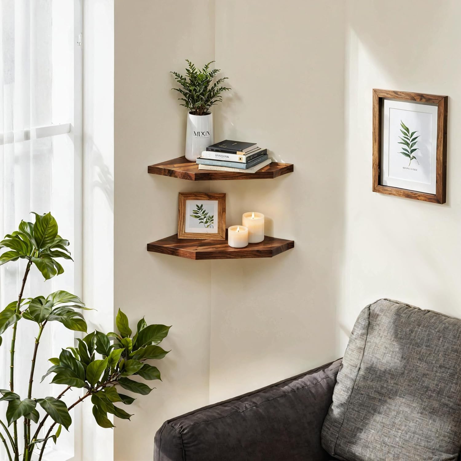 Demigo Corner Shelf Wall Mount Set of 2