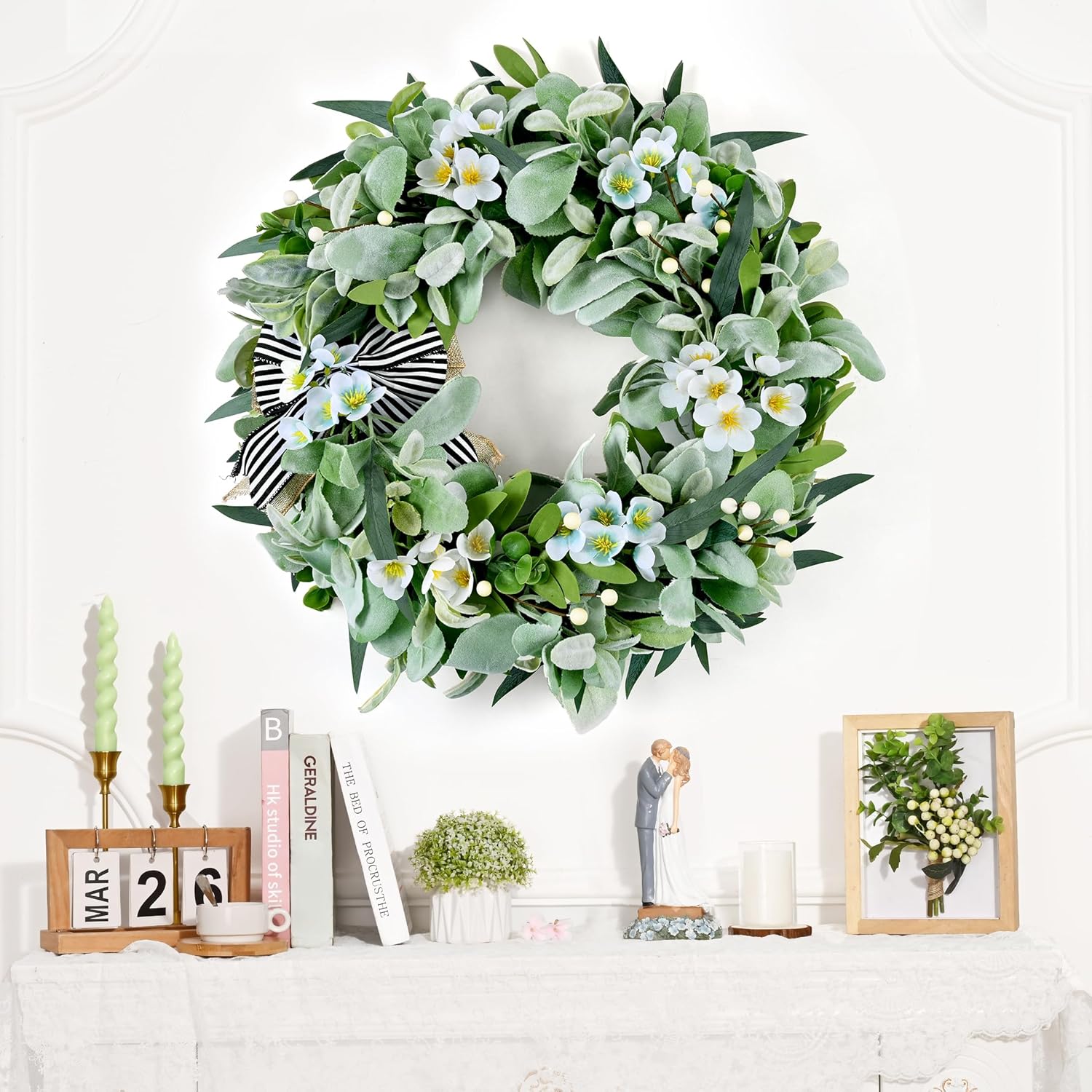 Waipfaru Spring Wreath for Front Door