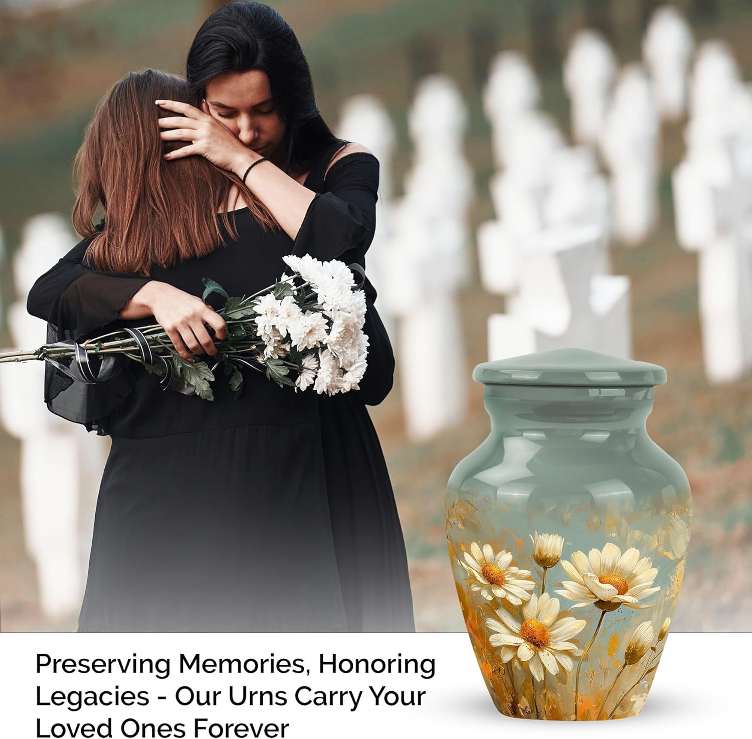 Miniature Urn for Human Ashes - 3 Inch Keepsake