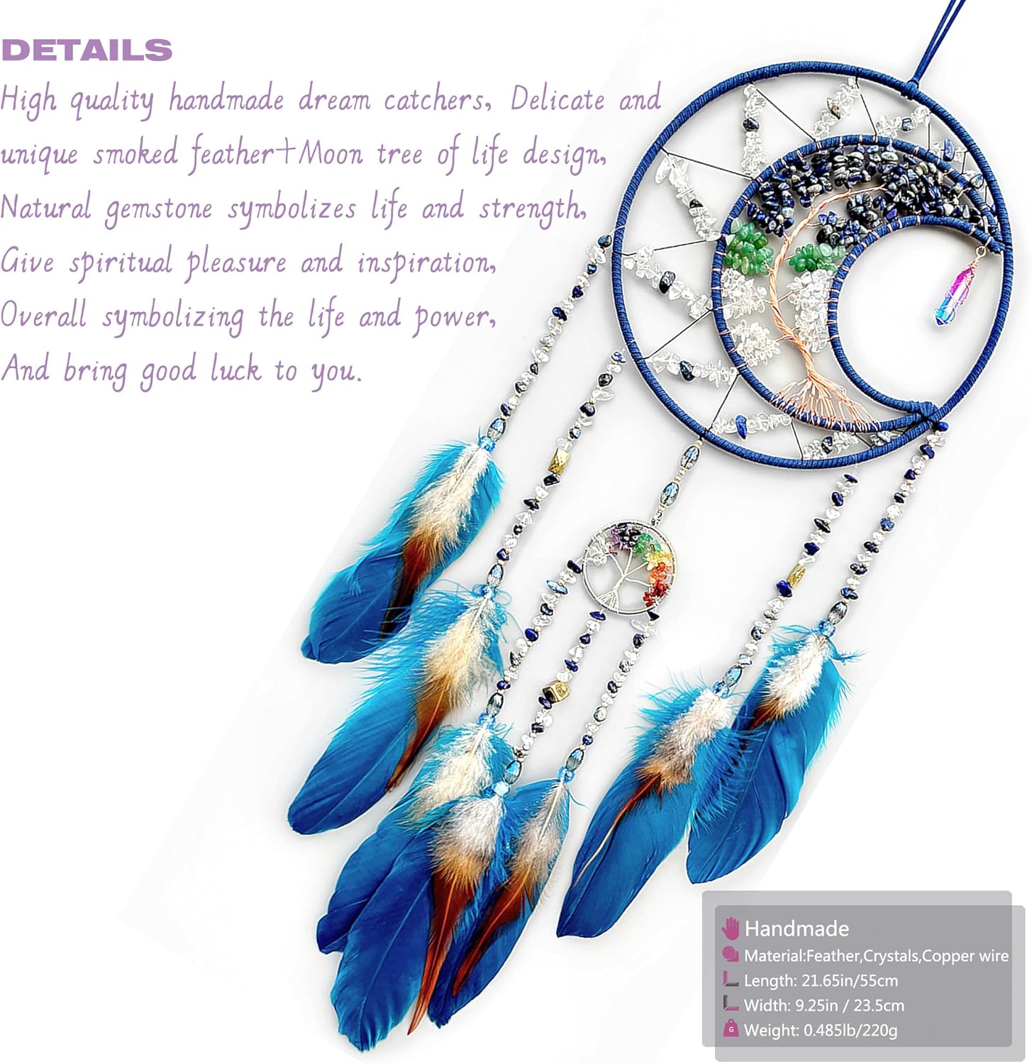 Handmade Tree of Life Dream Catcher Wall Hanging