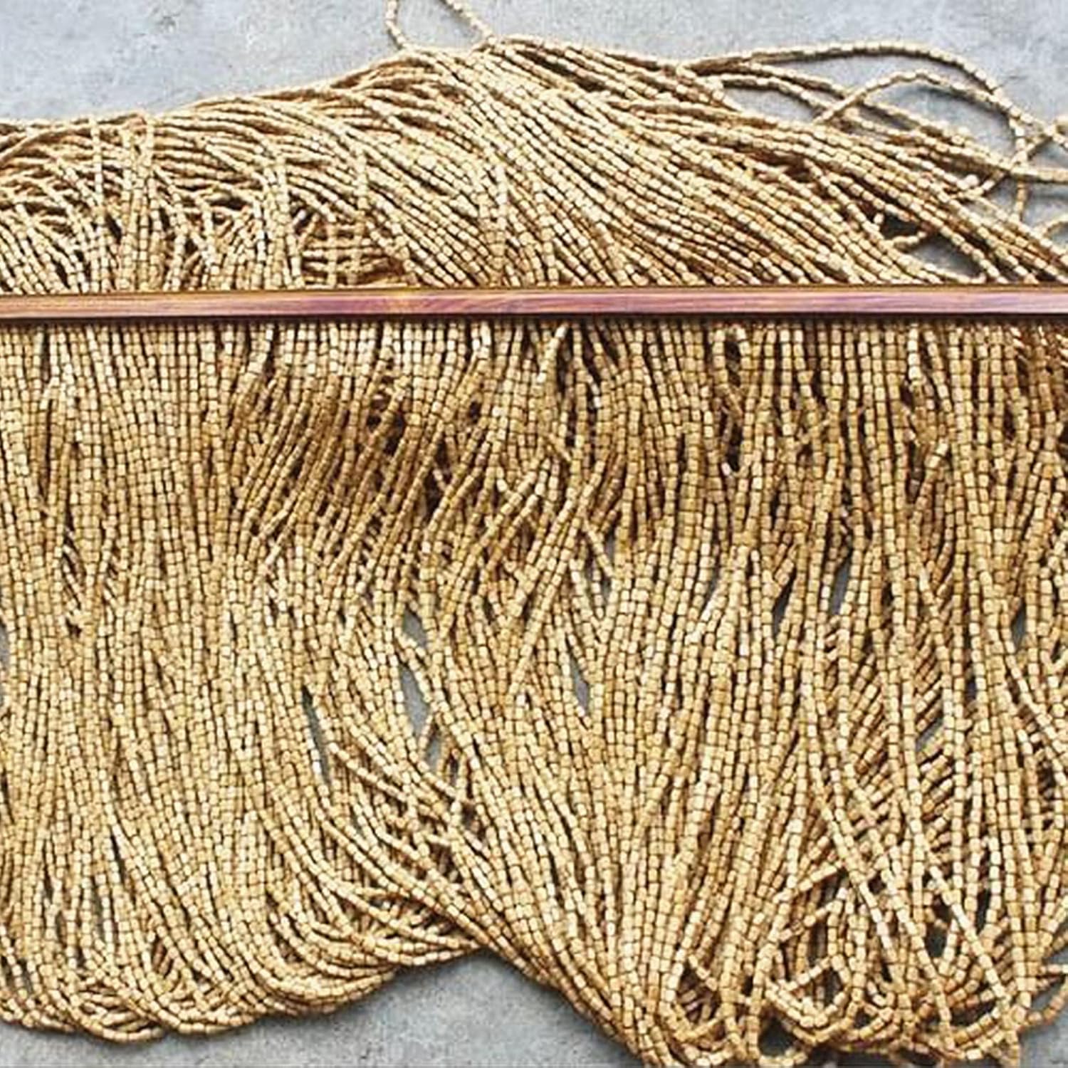 Bamboo Beaded Curtain for Doorway and Room Dividers
