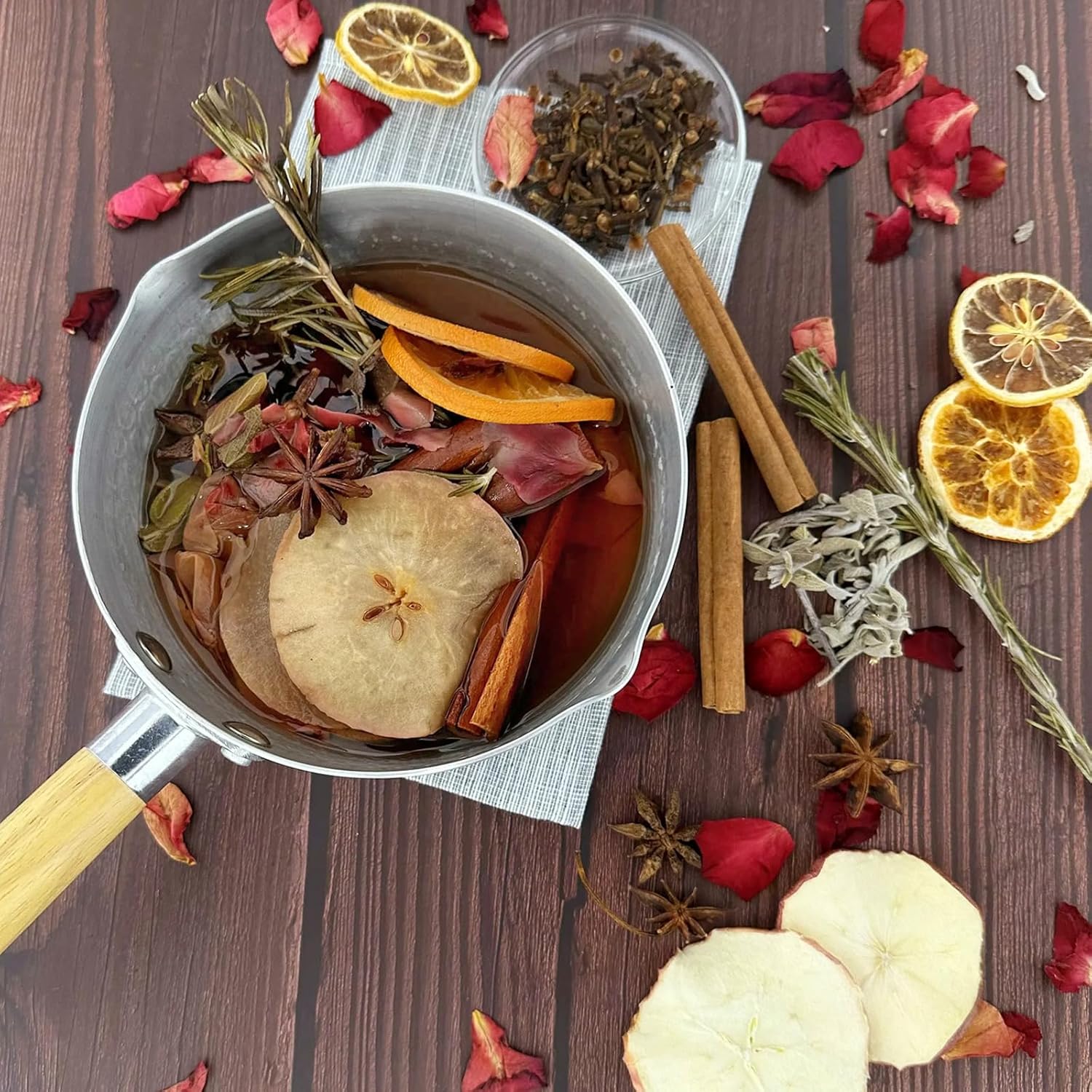 Cinnamon Cloves Rosemary Potpourri Simmer Pot Set