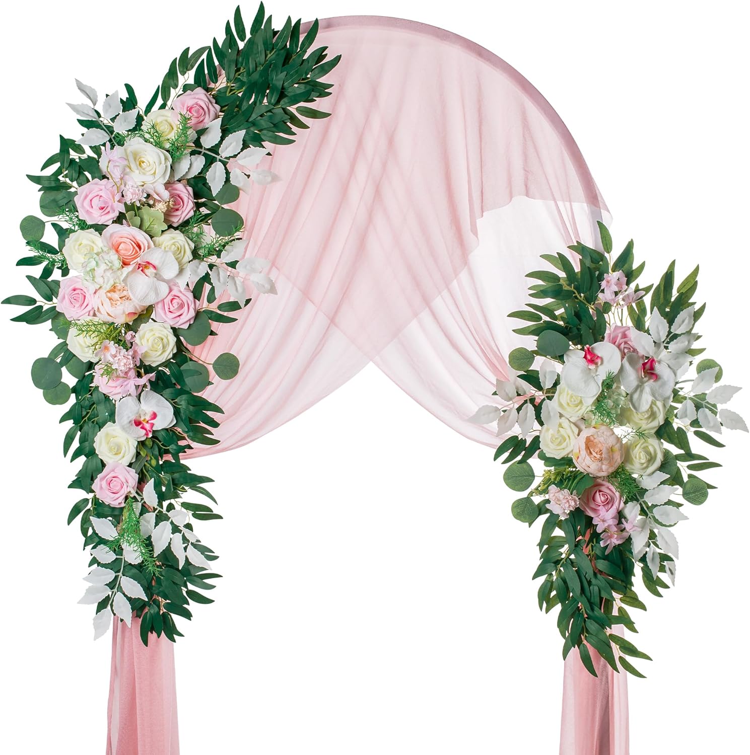 Wedding Arch Flowers Artificial Decor Pack of 3