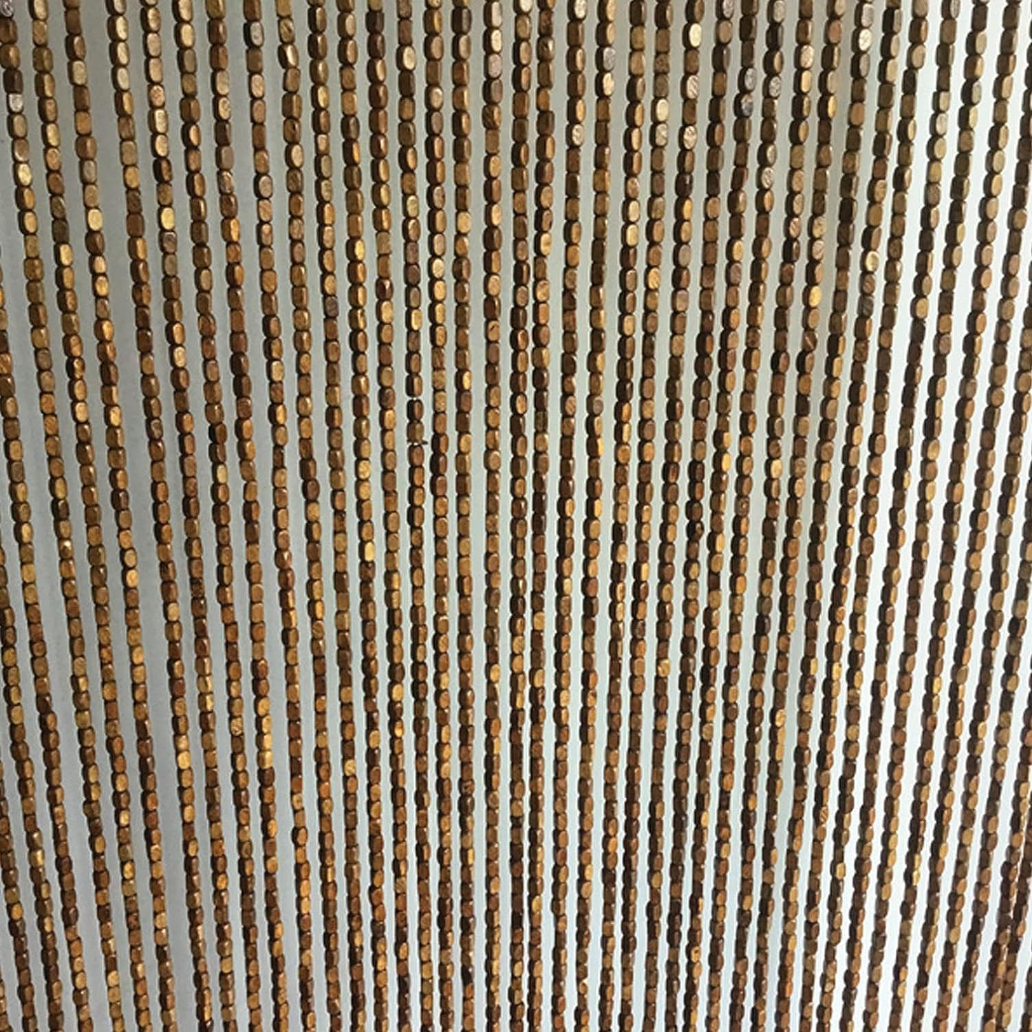 Wcxixo Bamboo Beaded Door Curtain Handmade Decorative Panel
