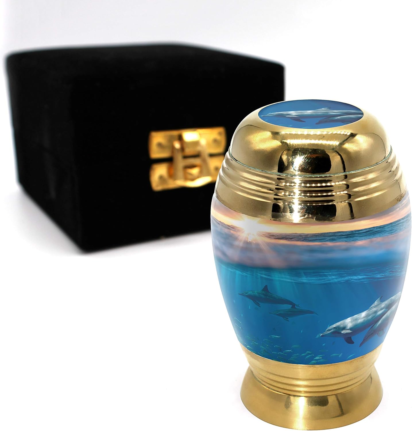 Divine Dolphins Cremation Urn for Ashes