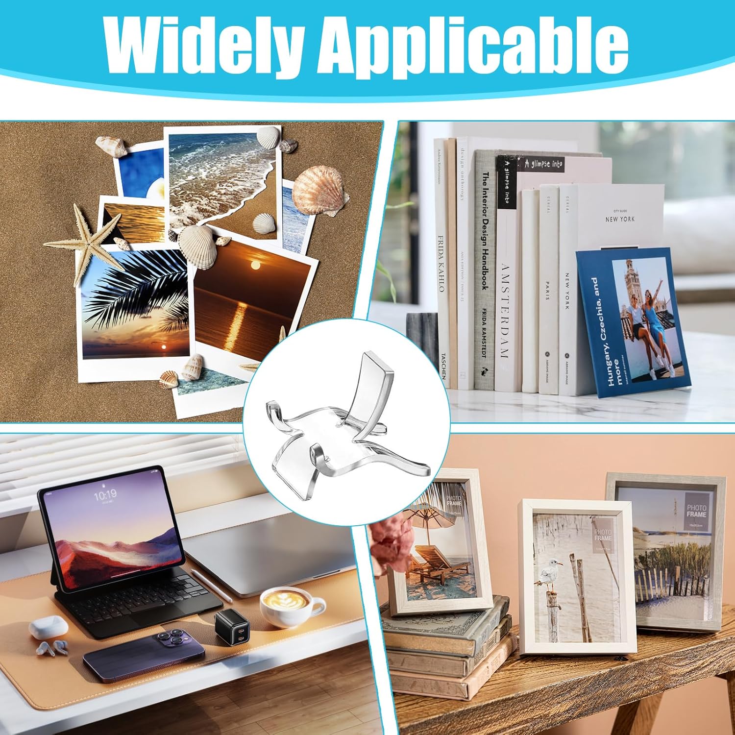 DARENYI 36Pcs Clear Acrylic Rock Display Stand
