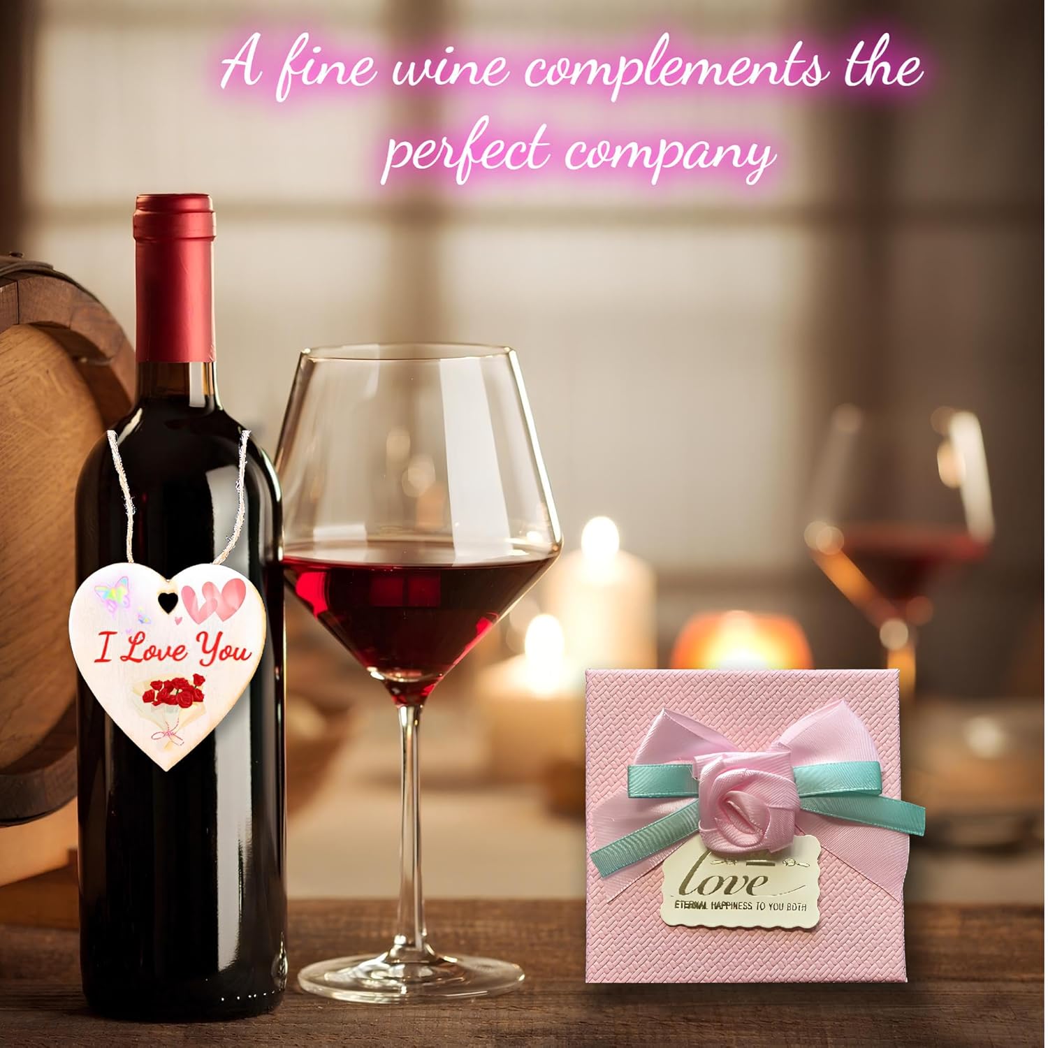 Heart Shaped Acrylic Music Box Wind Up Gift for Girls Women