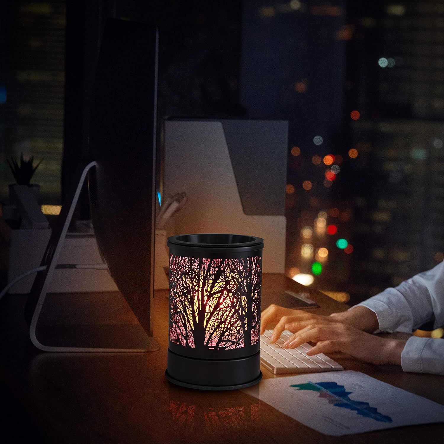 Enaroma Fragrance Wax Melts Warmer with LED Light