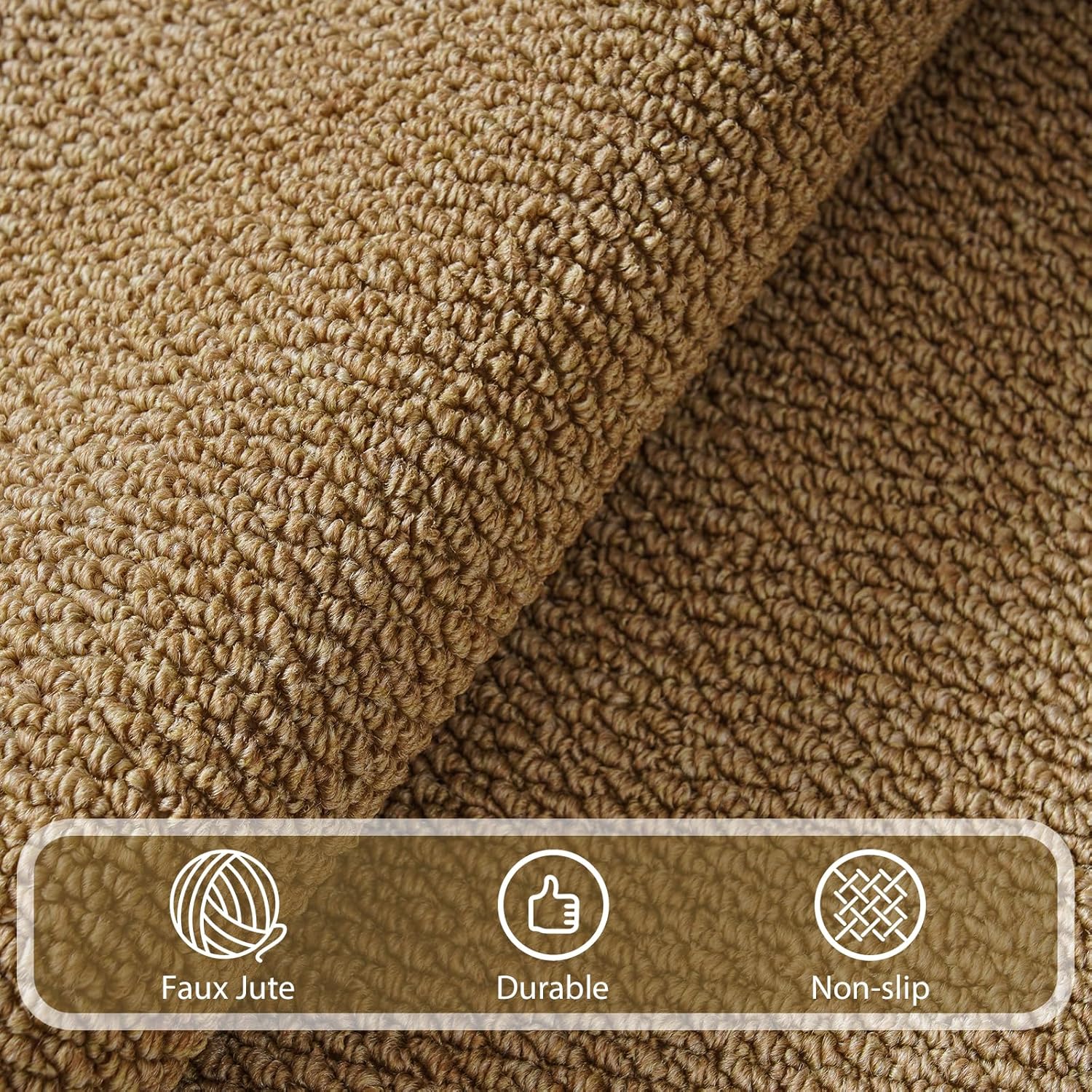 Softlife 2x3 ft Entryway Door Mat Brown