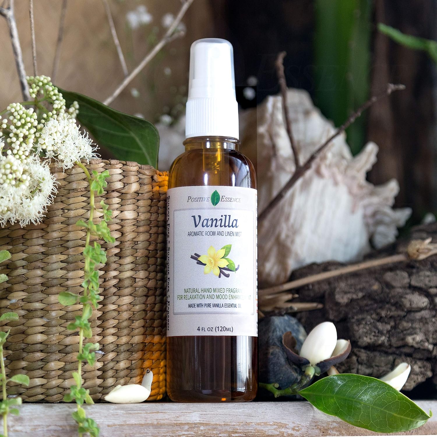 Vanilla Linen Spray Room Fragrance Natural Home Aromatherapy