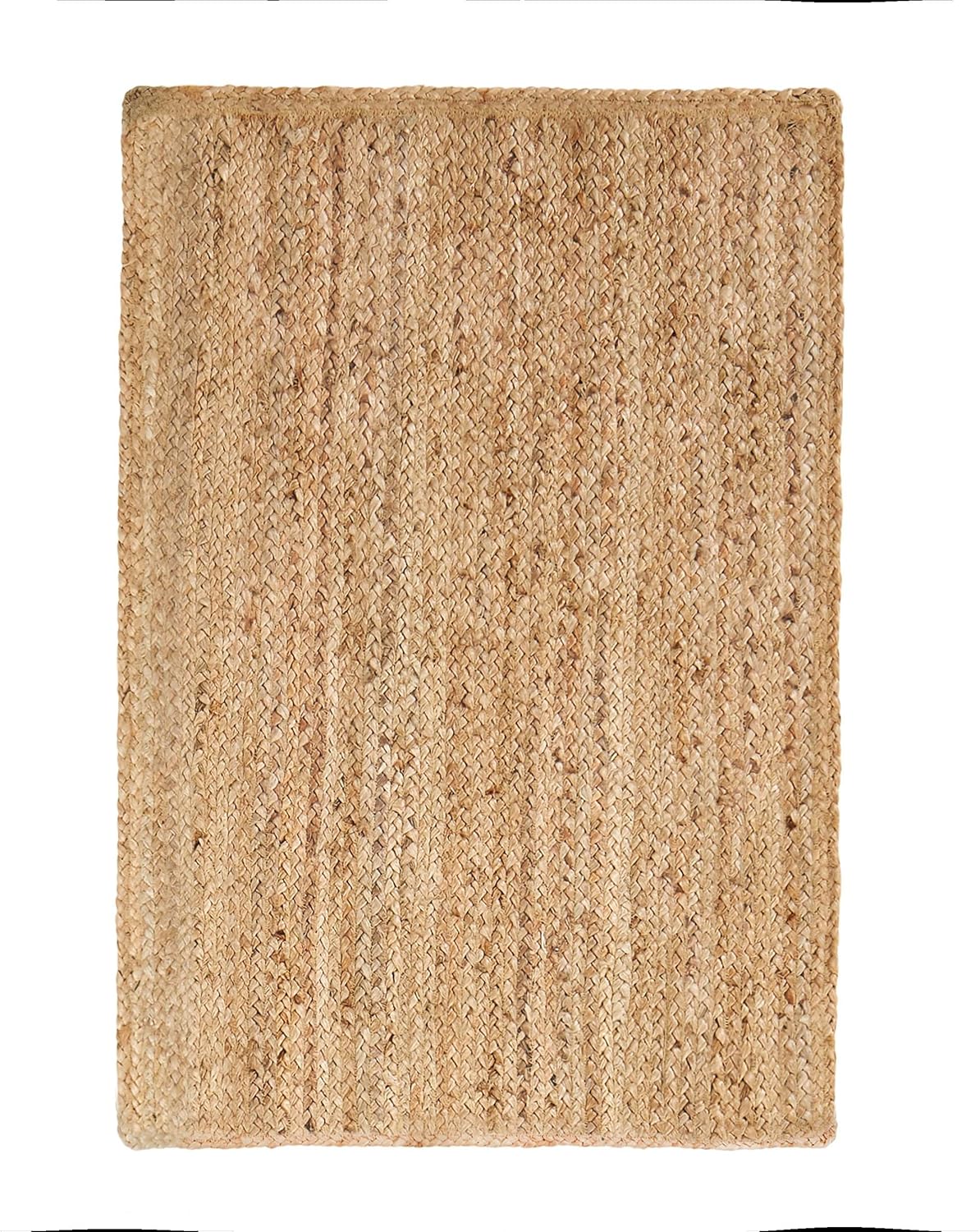 Superior Hand Woven Jute Reversible Area Rug 3x5