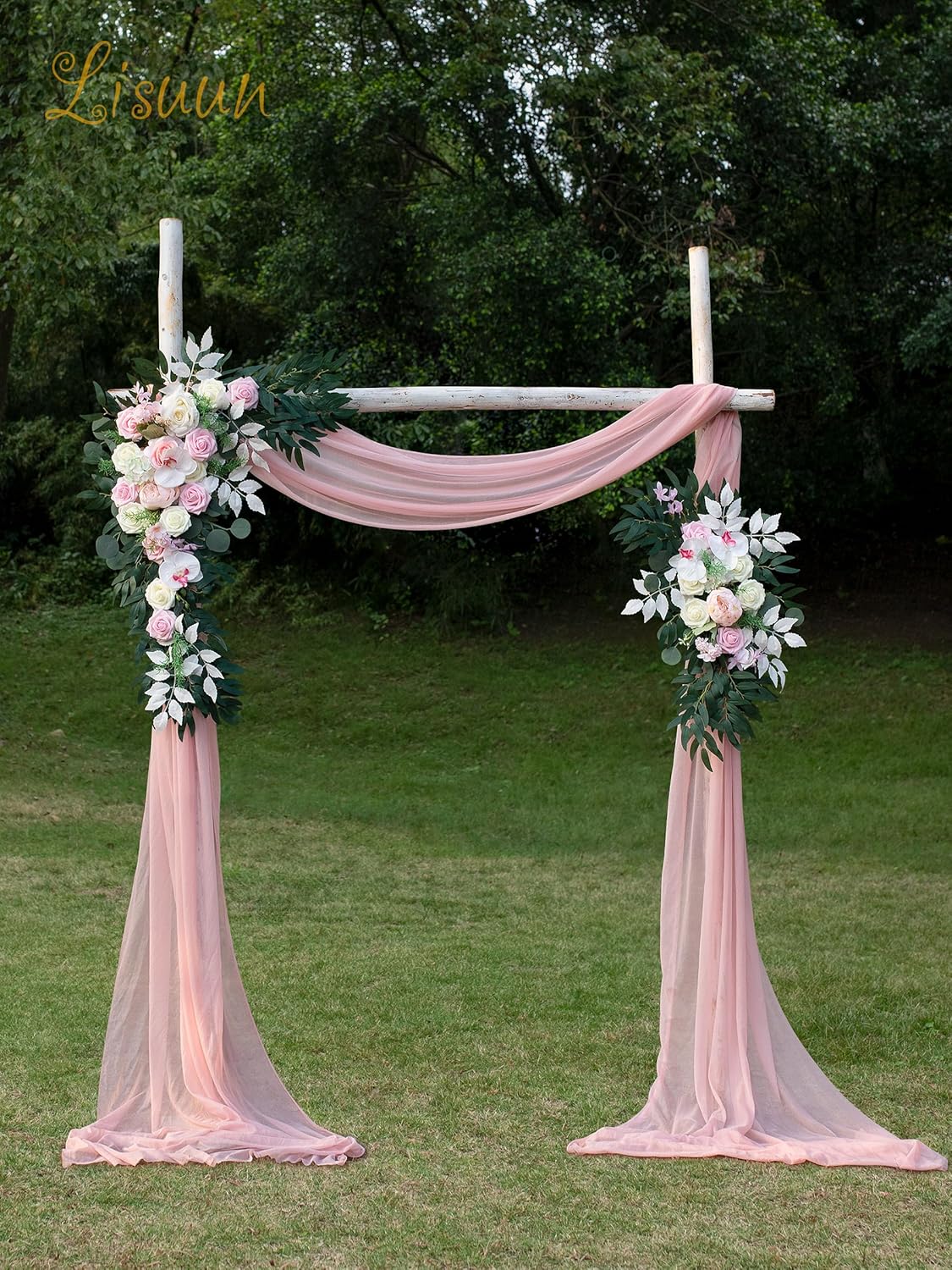 Wedding Arch Flowers Artificial Decor Pack of 3