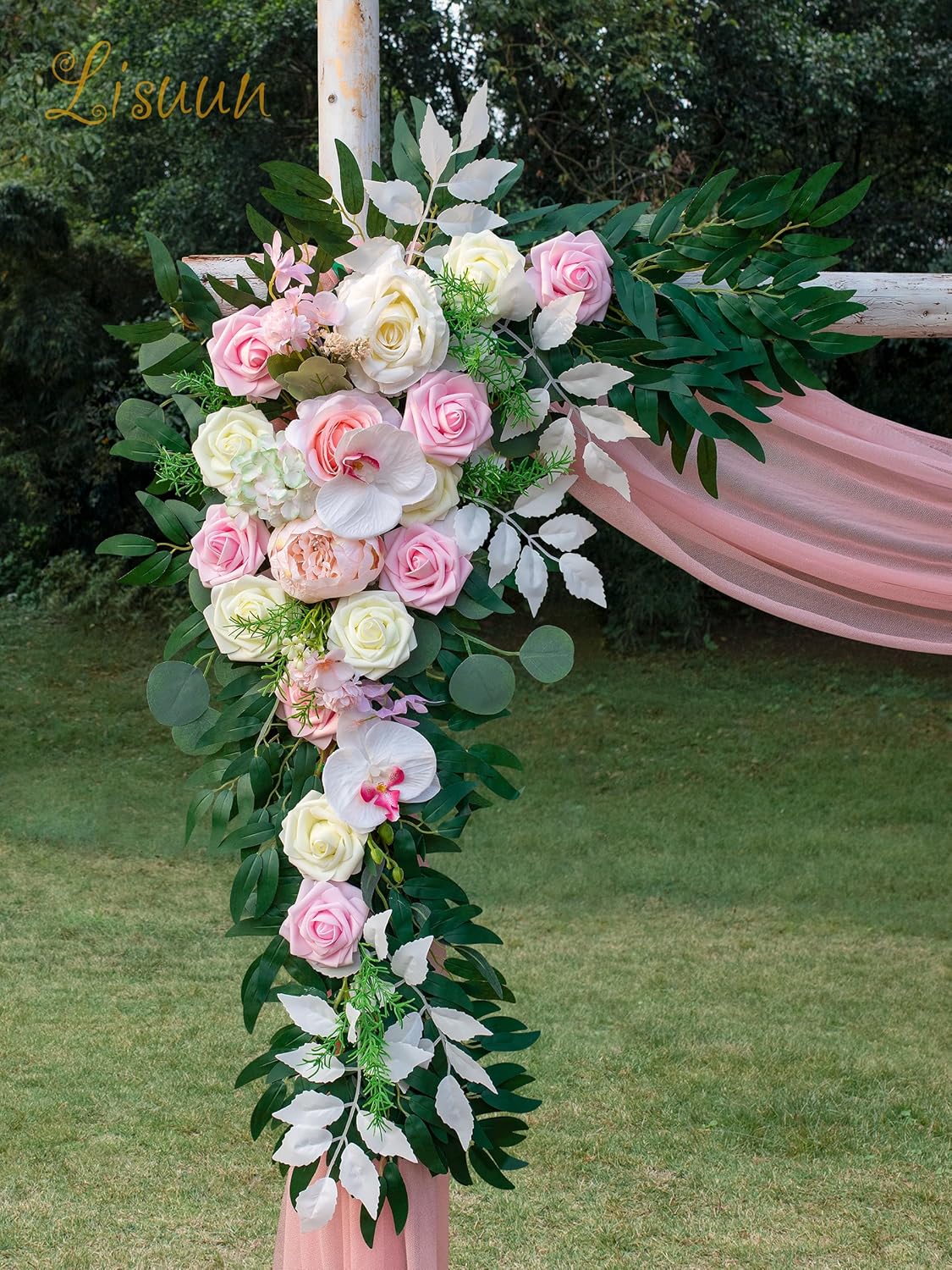 Wedding Arch Flowers Artificial Decor Pack of 3
