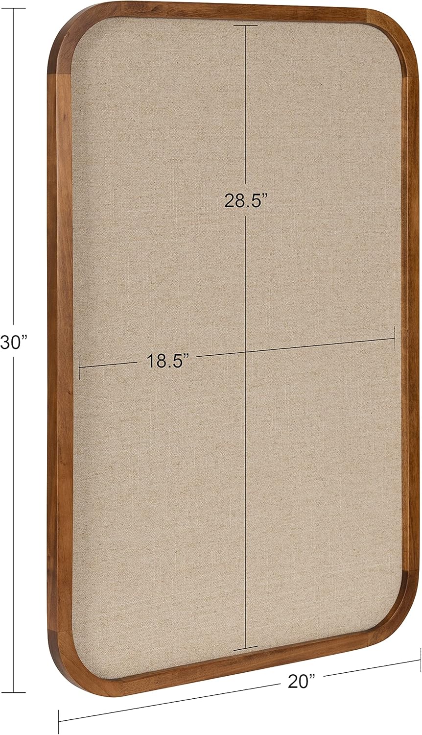 Kate and Laurel Hutton Pinboard 20x30 Rustic Brown