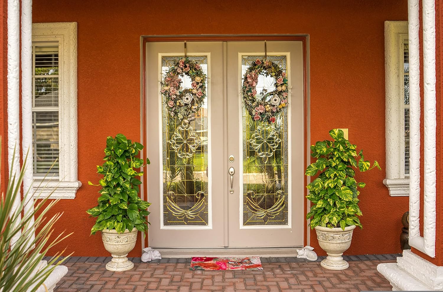 Iconikal 4 Pack Wreath Hangers 13 Inch 10 lb Capacity